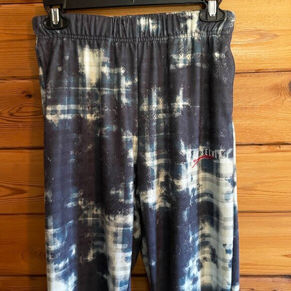 ADAM SELMAN Bleach Plaid Sweatpants Size Extra Small - Picture 8 of 9